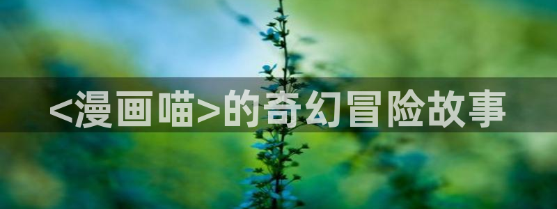 韩漫歪歪漫画在线阅读免费阅读：<漫画喵>的奇幻冒险故事